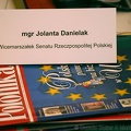Wicemarszalek Senatu RP Jolanta Danielak